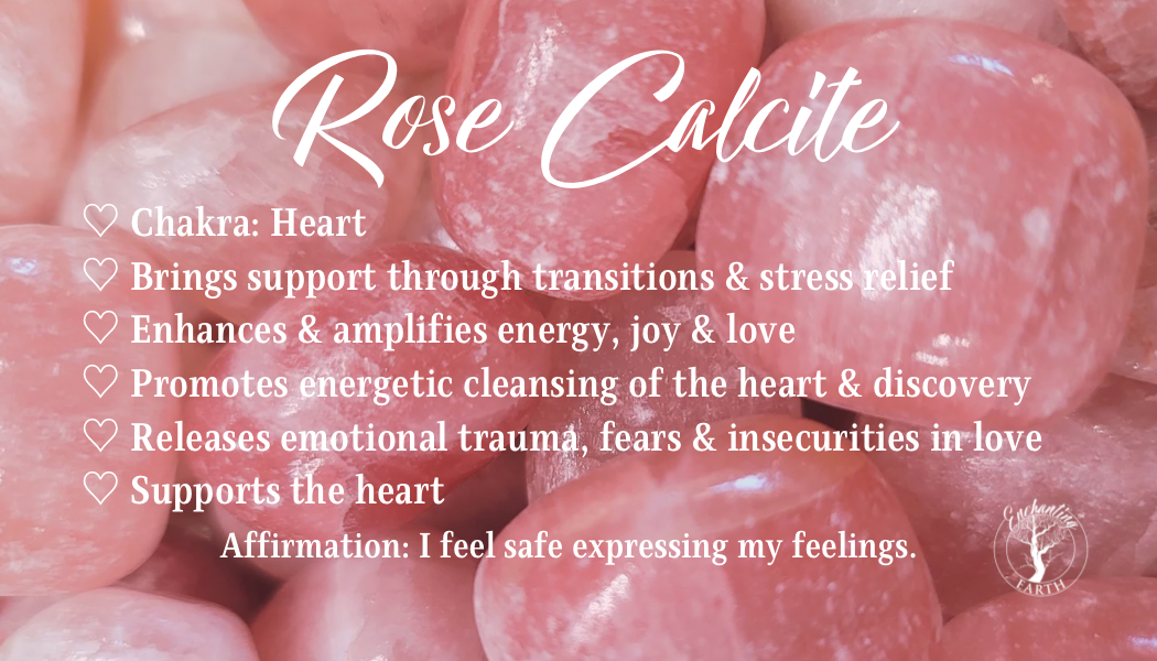 Rose Calcite Harmonizer for Amplifying Energy, Joy and Love